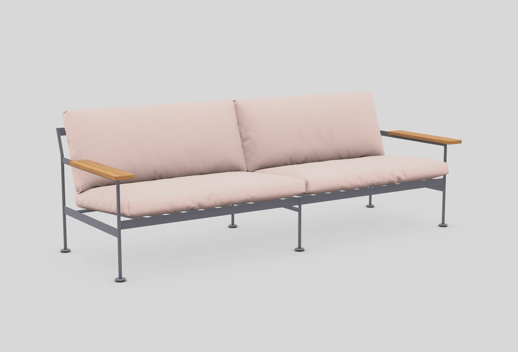 Jugo Outdoorsofa  3-Sitzer