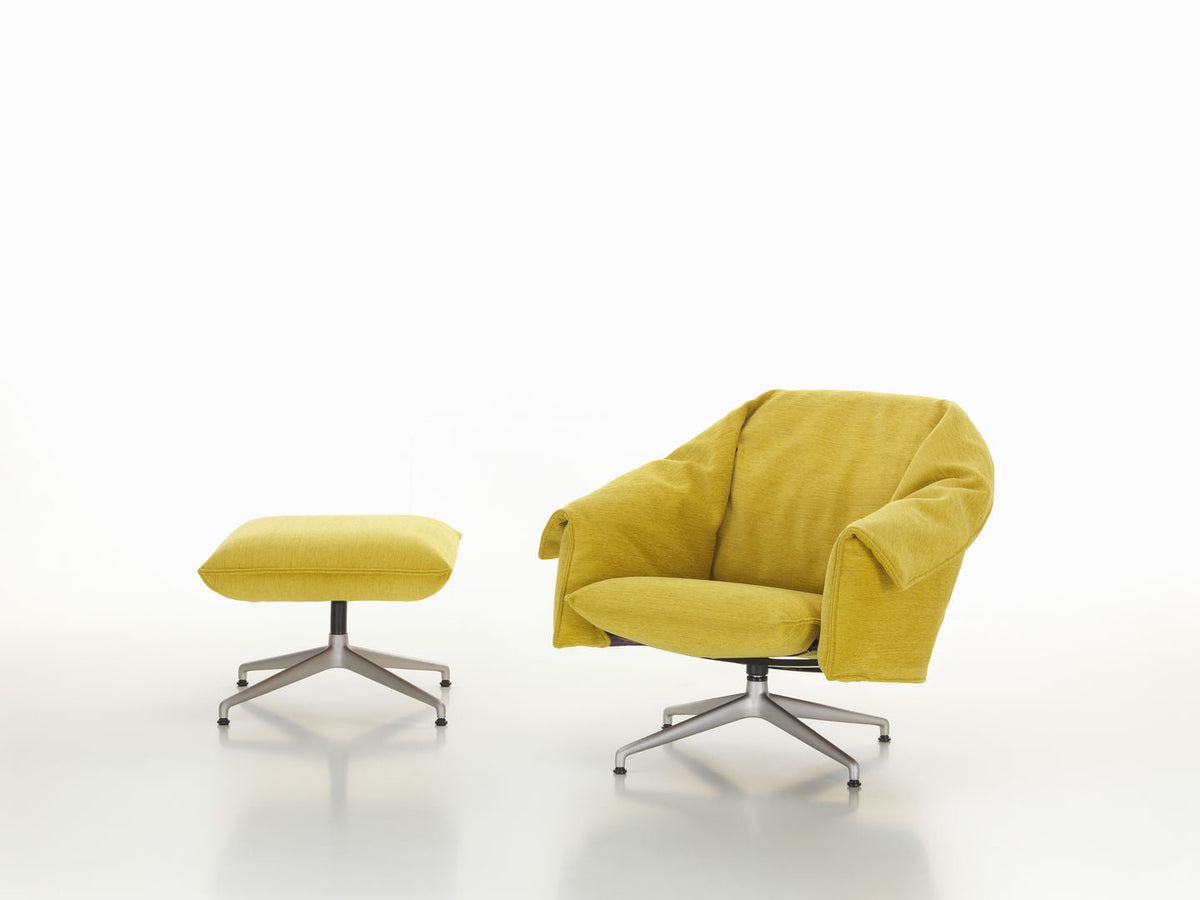 Vitra Bascule Ottoman mit Lowback Lounge Chair
